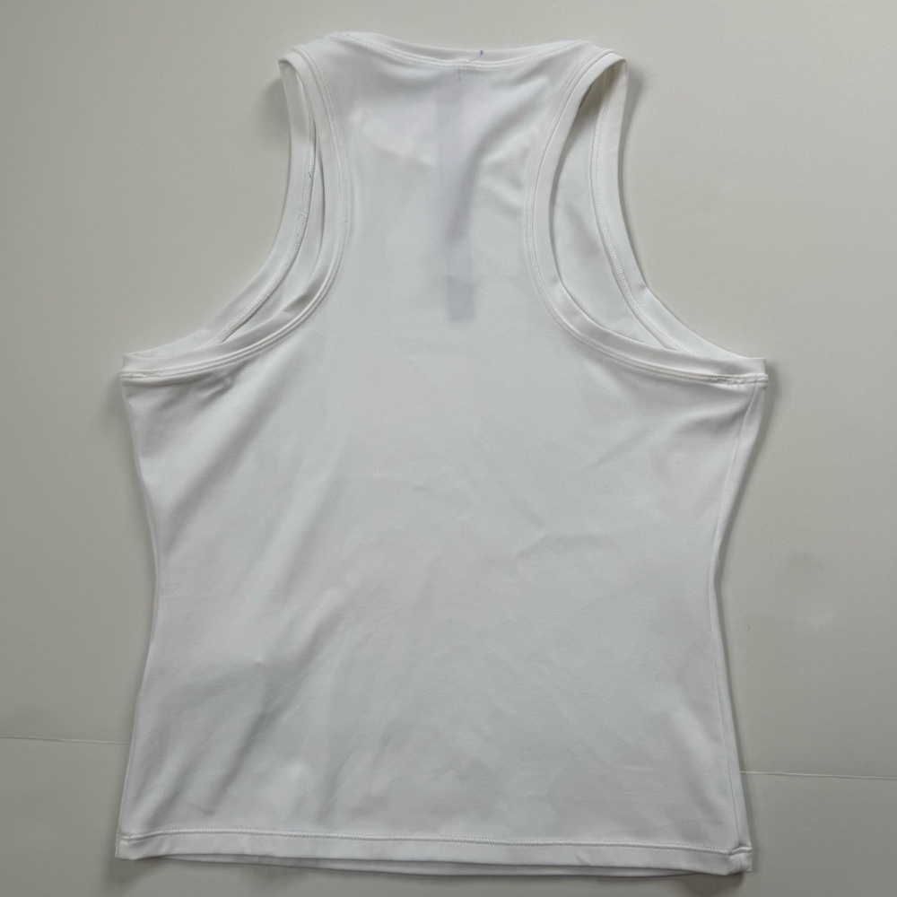 Vuori Halo Performance Crop Tank White Racerback Athletic Top XS - Picture 3 of 5